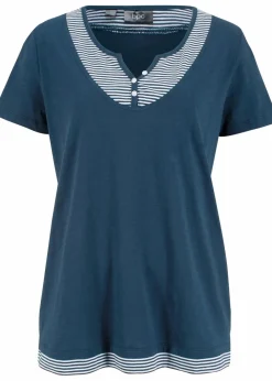 2 in 1 Shirt aus Bio-Baumwolle, kurzarm