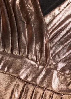 Abendkleid aus feinem Jersey mit Glanz