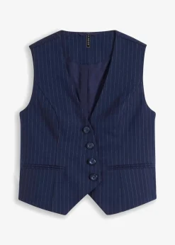 Anzugweste aus Viskose-Mix