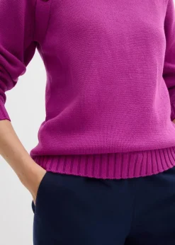 Asymmetrischer Pullover