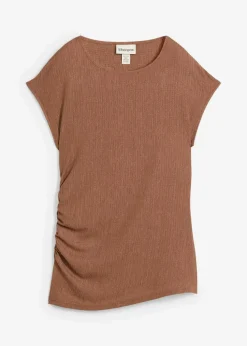 Asymmetrisches Top aus leichtem Crêpe