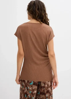 Asymmetrisches Top aus leichtem Crêpe