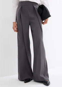 Ausgestellte Bundfaltenhose