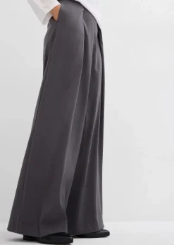 Ausgestellte Bundfaltenhose