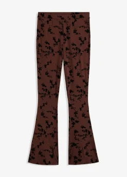 Ausgestellte Leggings aus softer Viskose