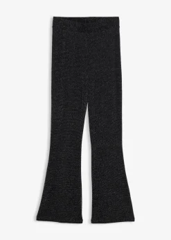 Ausgestellte Leggings mit Glitzer