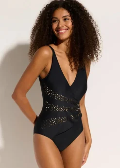 Badeanzug mit Pailletten