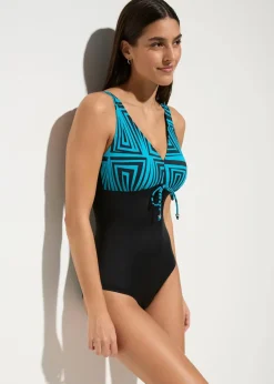 Badeanzug mit V-Ausschnitt