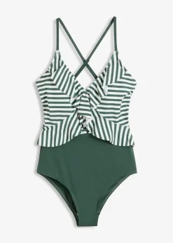 Badeanzug mit Volant