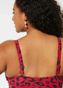 Badeanzug mit Wickeloptik