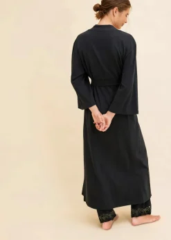 Bademantel aus reiner Baumwolle