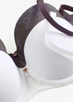 Balconette-BH mit zarter Spitze (2er Pack)