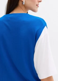 Ballonförmiges Stricktop aus feiner Viskose