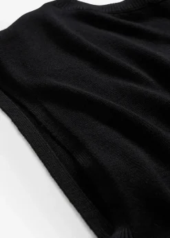 Ballonförmiges Stricktop aus feiner Viskose