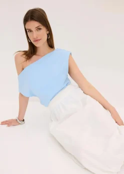 Ballonrock aus reiner Baumwolle