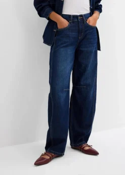 Balloon-Jeans Mid Waist, Super Soft