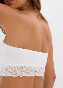 Bandeau-BH mit Bio-Baumwolle (2er Pack)