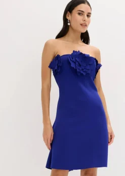 Bandeau-Kleid aus fester Scuba-Qualität