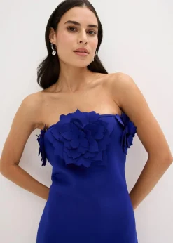 Bandeau-Kleid aus fester Scuba-Qualität