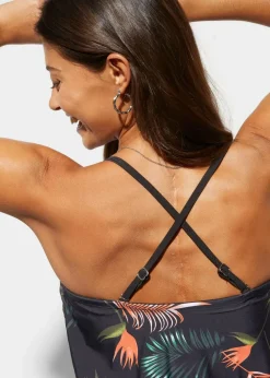 Bandeau-Tankini (2-tlg.Set) mit Multiway-Träger