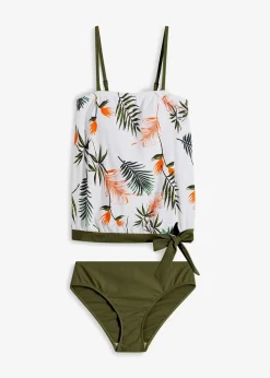 Bandeau-Tankini (2-tlg.Set) mit Multiway-Träger
