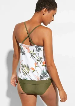 Bandeau-Tankini (2-tlg.Set) mit Multiway-Träger