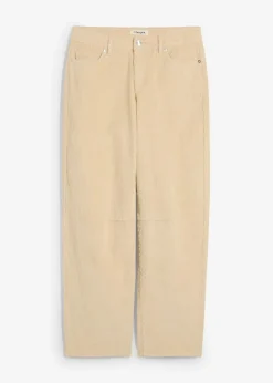 Barrel-Cordhose Mid Waist