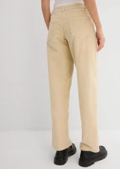 Barrel-Cordhose Mid Waist