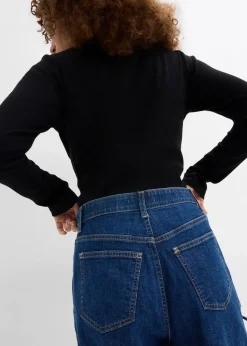 Barrel-Jeans High Waist, Bequembund
