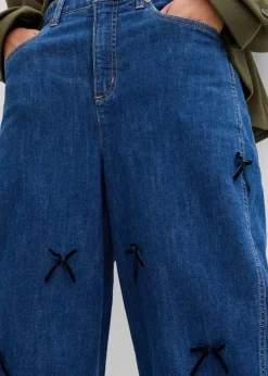 Barrel-Jeans High Waist, Bequembund