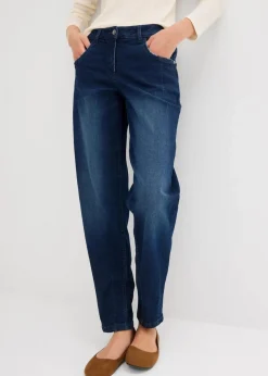 Barrel-Jeans Mid Waist