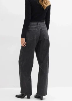 Barrel-Jeans Mid Waist