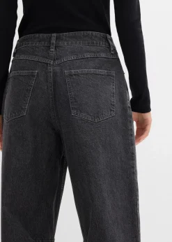 Barrel-Jeans Mid Waist