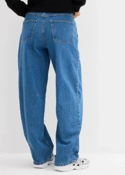 Barrel-Jeans Mid Waist
