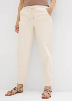 Barrel-Jeans, Mid Waist, Bequembund