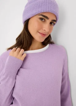 Basic Pullover mit recycelter Baumwolle