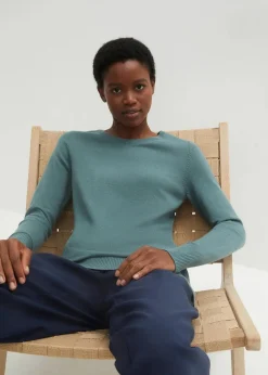 Basic Pullover mit recycelter Baumwolle