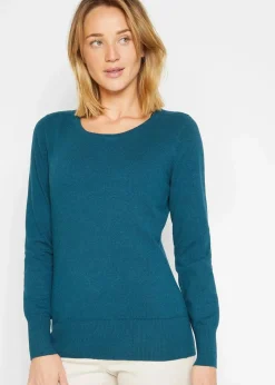 Basic Pullover mit recycelter Baumwolle