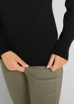 Basic Pullover mit recycelter Baumwolle