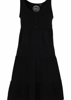 Baumwoll Jerseykleid, kurz