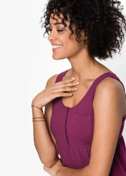 Baumwoll Jerseykleid, kurz