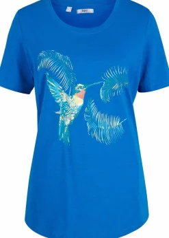 Baumwoll Shirt mit Druck