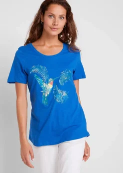 Baumwoll Shirt mit Druck