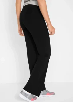 Baumwoll Sporthose mit Stretch, Bootcut