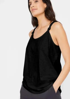 Baumwoll Top mit Knotendetails