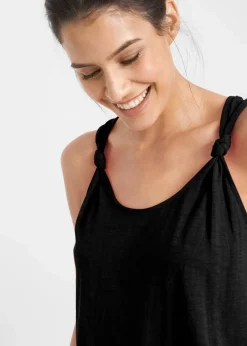 Baumwoll Top mit Knotendetails