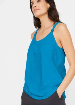 Baumwoll Top mit Knotendetails