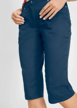 Baumwoll-Bermuda mit Bequembund