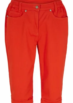 Baumwoll-Bermuda mit Bequembund