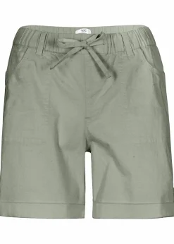 Baumwoll-Bermuda mit Gummibund